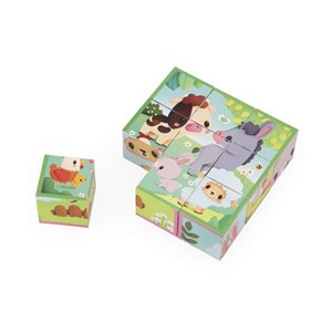 Cubes animaux de la ferme