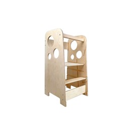 Tour 3en1 bubble max 75 cm bois naturel