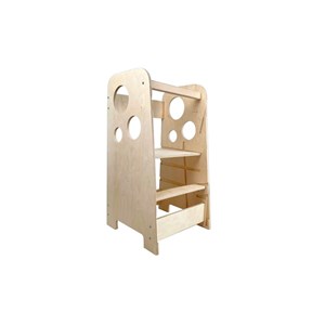 Tour 3en1 bubble max 75 cm bois naturel