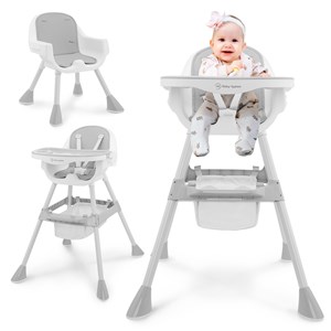 Chaise haute réglable coussin similicuir