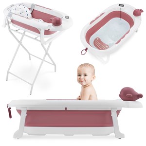 Baignoire bébé pliante thermomètre lcd