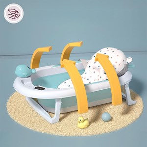 Baignoire bébé pliante coussin doux