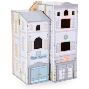 Caserne de pompiers poste de police bois