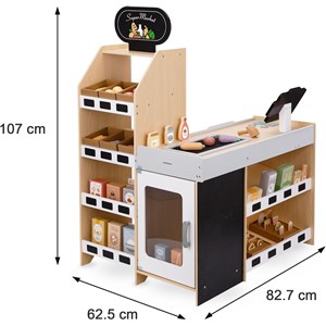 Marchande enfant en bois, jeu créatif