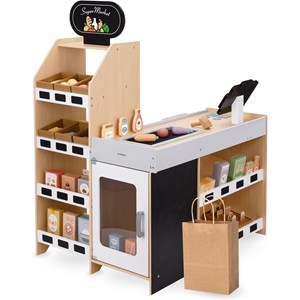 Marchande enfant en bois, jeu créatif