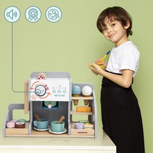 Marchande enfant glacière & machine café