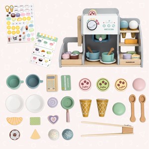 Marchande enfant glacière & machine café