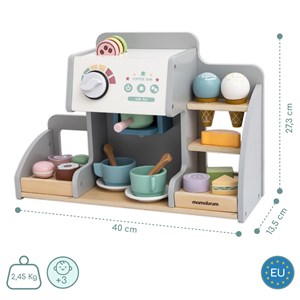 Marchande enfant glacière & machine café