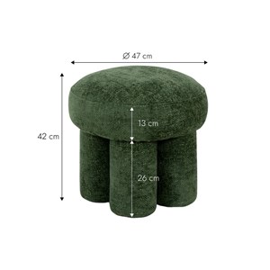Petit tabouret vert