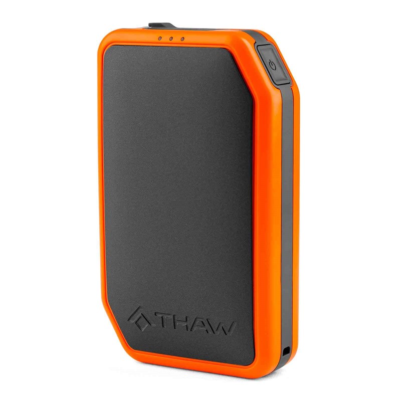 Chauffe-mains thaw 5k – usb, led, power bank, chaleur double face 7h