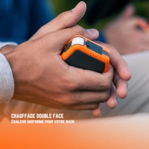Chauffe-Mains Rechargeable EasyAcc 5000mAh X2 - 3 Températures 45-55°C, 16h Autonomie, Chargeur USB Portable - Pour Hiver, Raynaud