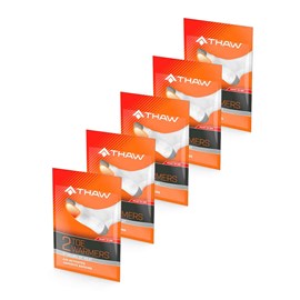 Pack de 5 chaufferettes pour pieds thaw - activation à l’air