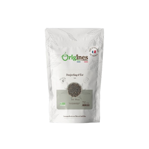 Darjeeling d'eté - thé noir bio d'inde - sachet 100g