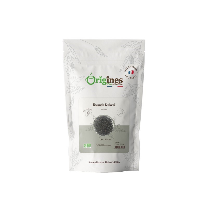 Kukeri - thé noir bio du rwanda - sachet 100g