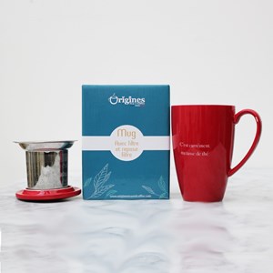 Mug en céramique avec infuseur