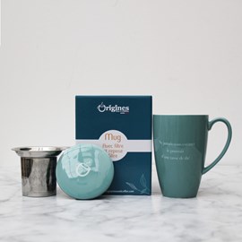 Mug en céramique avec infuseur