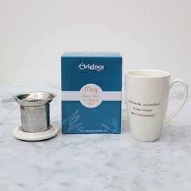 Mug en céramique avec infuseur