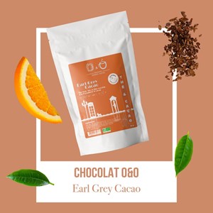 O&o collection chocolat bio - earl grey cacao - sachet vrac 80g