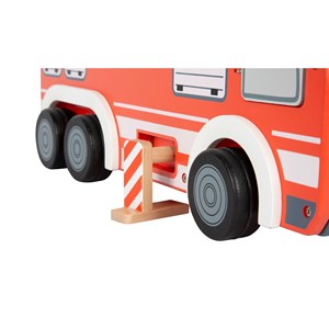 Camion de pompiers rouge