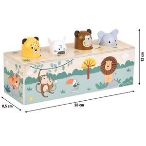 Jeu à pression avec cris des animaux sa