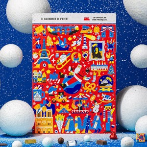 Calendrier de l'avent chocolat frenchy