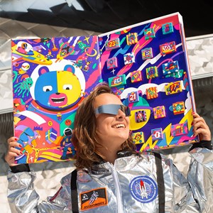 Calendrier de l'avent chocolat galactique