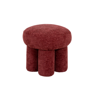 Petit tabouret tissu fuchsia