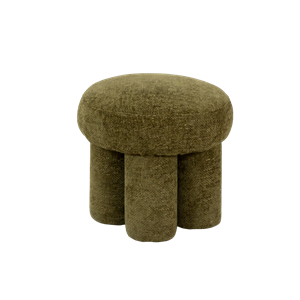 Petit tabouret tissu kaki