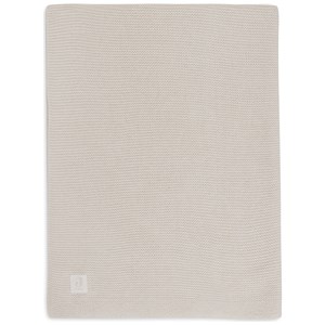 Couverture en tricot basic knit oatmeal (75 x 100 cm)