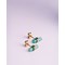 Boucles d'oreilles ilios aventurine Vert