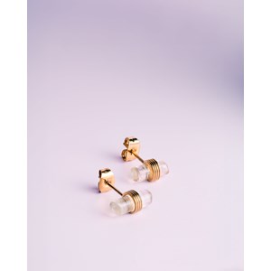 Boucles d'oreilles ilios citrine Jaune