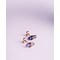 Boucles d'oreilles ilios amethyste Violet