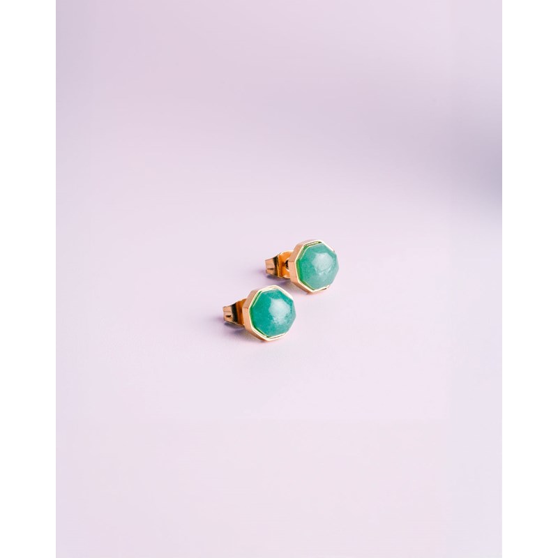 Boucles d'oreilles thalassa aventurine