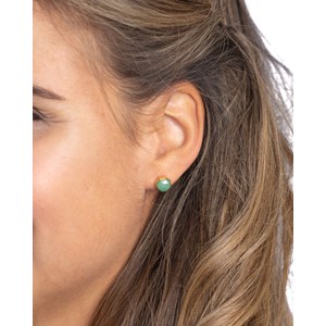 Boucles d'oreilles thalassa aventurine Vert