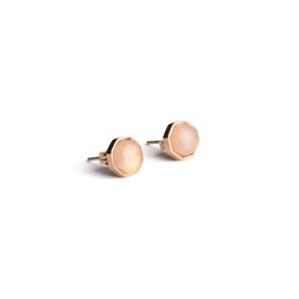 Boucles d'oreilles thalassa quartz rose