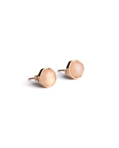 Boucles d'oreilles thalassa quartz rose Rose Pâle