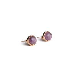 Boucles d'oreilles thalassa amethyste