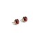 Boucles d'oreilles thalassa grenat Rouge