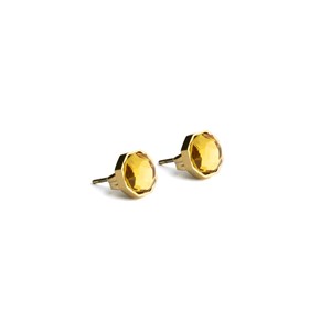 Boucles d'oreilles thalassa citrine Jaune