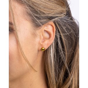 Boucles d'oreilles thalassa citrine Jaune