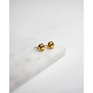 Boucles d'oreilles thalassa citrine Jaune