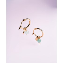 Boucles d'oreilles afti aventurine