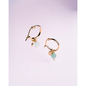 Boucles d'oreilles afti aventurine Vert