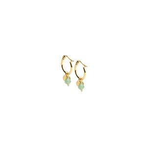 Boucles d'oreilles afti aventurine Vert