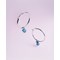 Boucles d'oreilles nisi Bleu