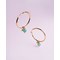 Boucles d'oreilles nisi Vert