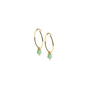 Boucles d'oreilles nisi aventurine Vert