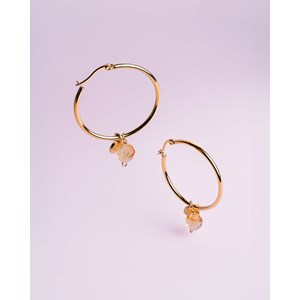 Boucles d'oreilles nisi citrine Jaune
