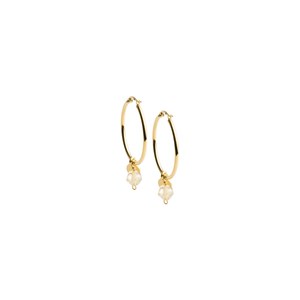 Boucles d'oreilles nisi citrine Jaune