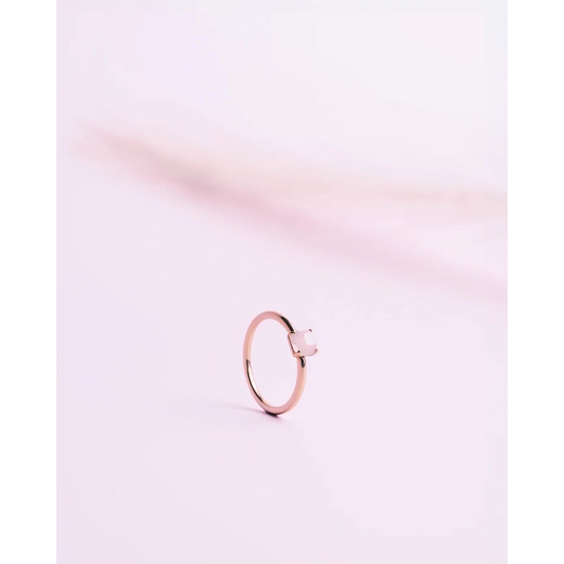 Bague athena pink quartz rose